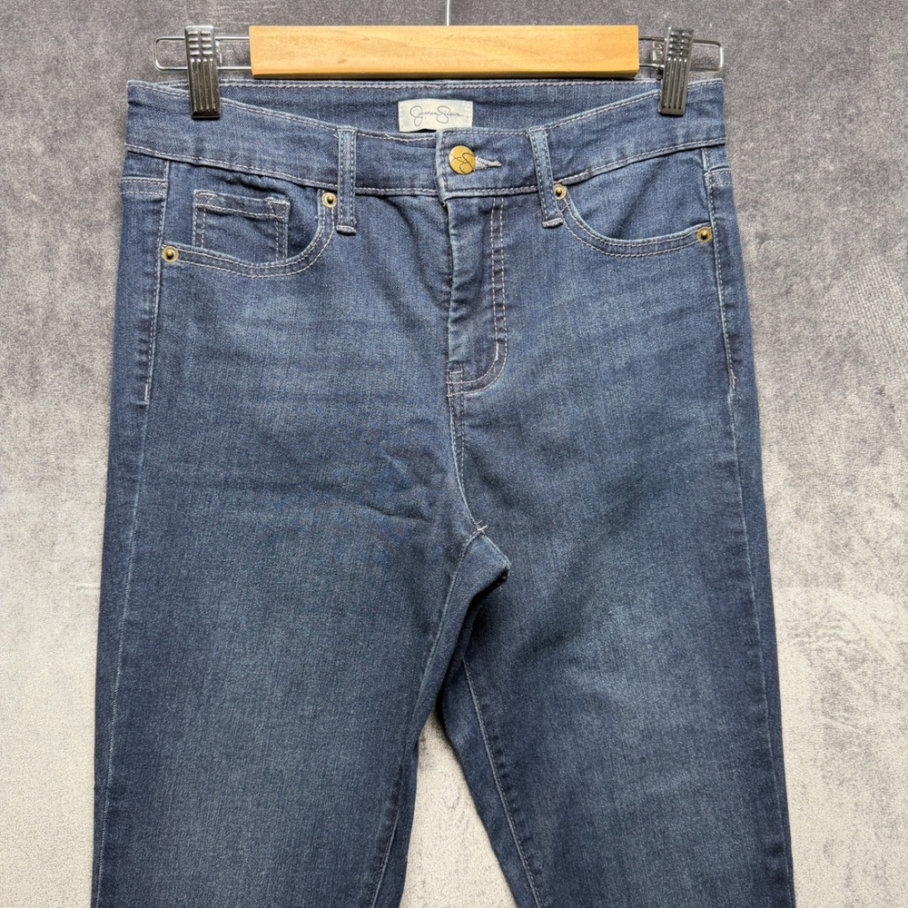 Jessica Simpson Jeans 28x28 Size 2 Blue Skinny High Rise Stretch Denim